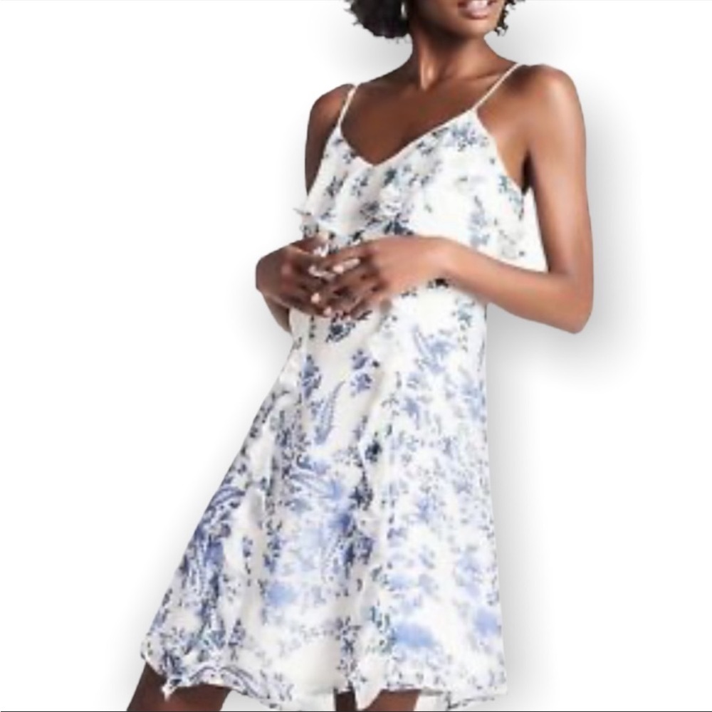 Lucky Brand | Floral Ruffle Bare Strap Dress